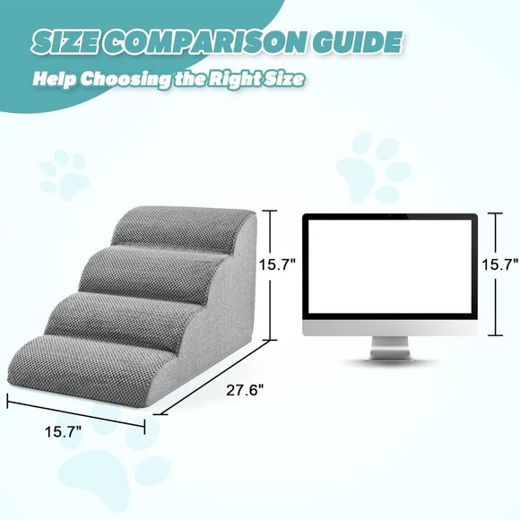 Dog Stairs for Small Dogs 15.7''H, 4-Step - Picture 4 of 4